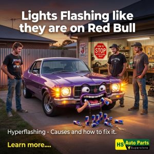 Blinkers Flashing like they are on red bull?
