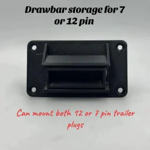 Caravan/Camper Trailer 7 or 12 pin trailer plug drawbar mount /holder