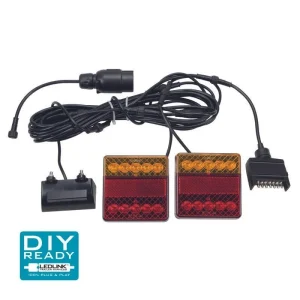 ROADVISION LED Trailer Lamp Kit 8x5 12V Stop/Tail/Ind/Ref/Lic Plug-and-play