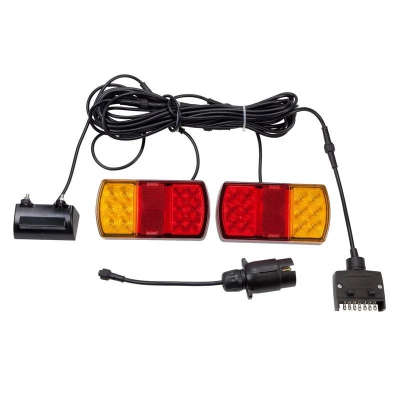 ROADVISION LED Trailer Lamp Kit 8x5 12V Stop/Tail/Ind/Ref/Lic Plug-and-play