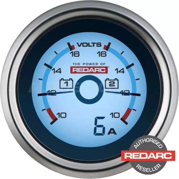 Redarc G52-BET EGT & Boost Pressure & Dual Voltage 52mm Gauges Combo Pack - Image 2