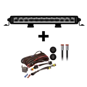 RoadVision S40 Stealth Pro Series 13" LED Light Bar + Wiring Kit