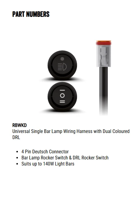 RoadVision S40 Stealth Pro Series 21" LED Light Bar + Wiring Kit - Image 7