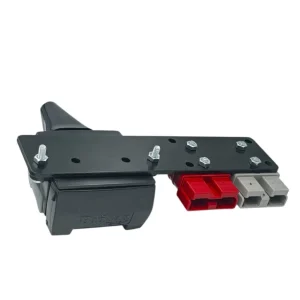 x1 RED x1 GREY 50 A Anderson Plugs & 12 pin Flat Trailer Socket Mounting Bracket