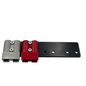 x1 RED x1 GREY 50 Amp Anderson Plug Mounting Bracket - suits 7 or 12 pin socket