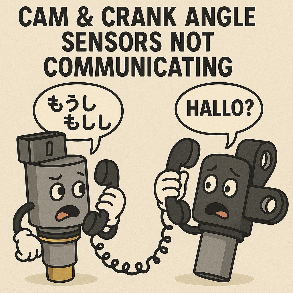 cam and crank angle sensor communication