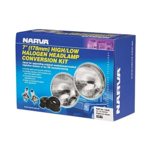 Narva Halogen Headlamp H4 Conversion Kit 7'' High/Low Beam 72038