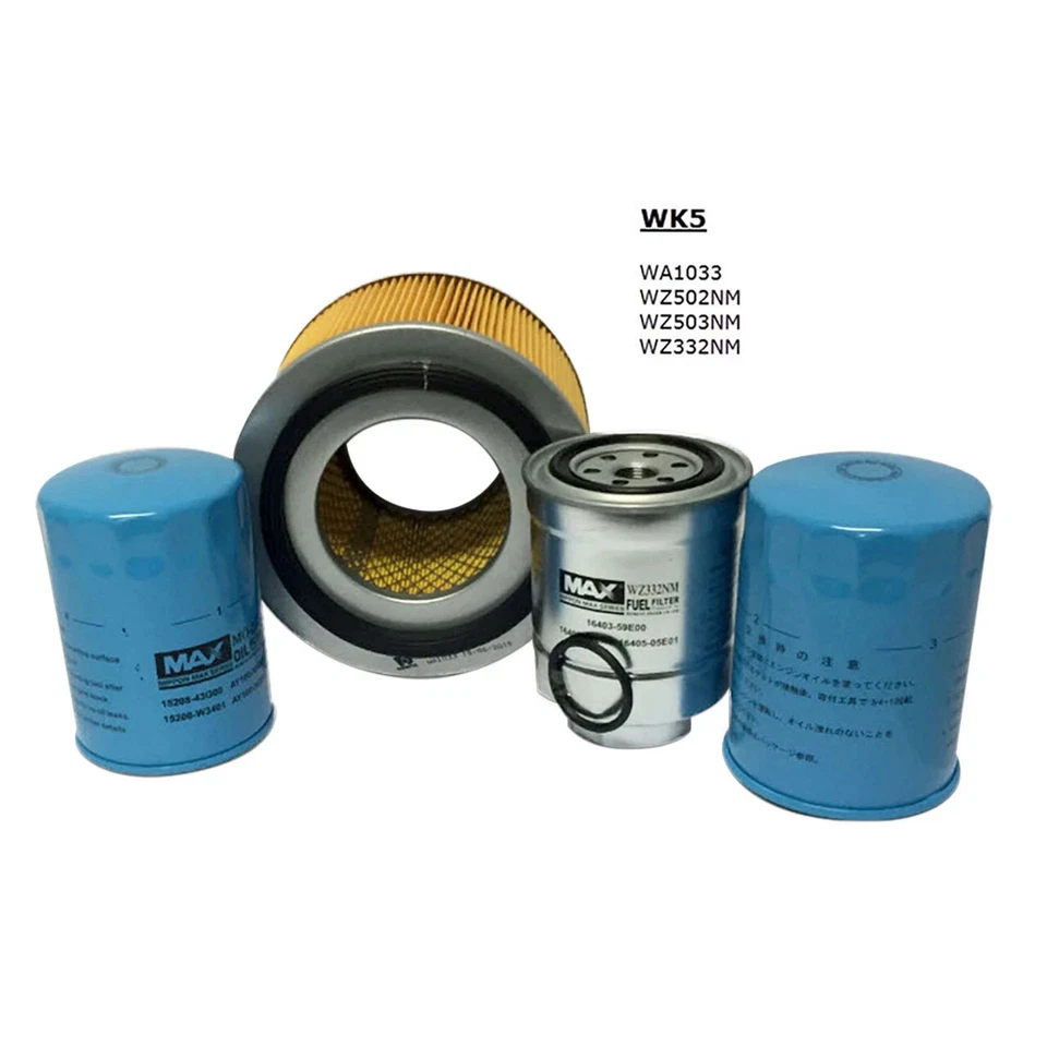 WK5 Wesfil 4WD Filter Kit for Nissan Patrol GU 1997-2007 Series 1 TD42T - Image 6