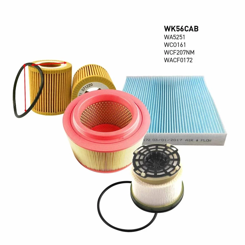 WK56CAB 4WD Cabin Filter Kit for Ford Ranger / Everest 2011-2022 - Image 2