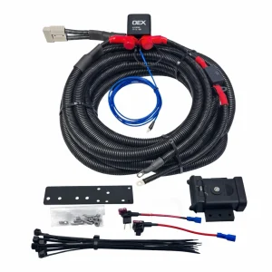 7 Mtr 6 B&S 100 AMP Ignition Controlled Isolator Anderson Plug Kit - Caravan kit