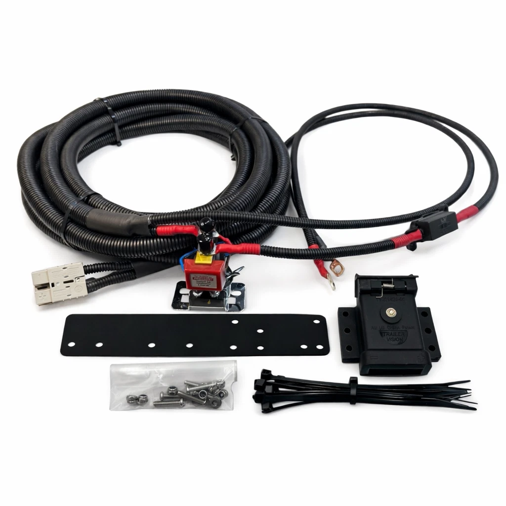 7 Mtr 8 B&S Redarc SBI12 Ignition Controlled Isolator Anderson Plug Caravan kit