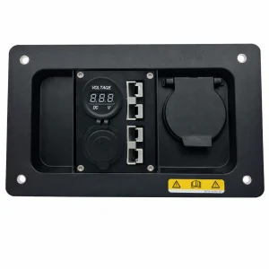 Rear Tub Power Panel x2 Grey Anderson plugs Volt/Acc for New Amarok 2023 -ON