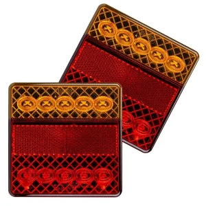 Roadvision LED Rear Combination Trailer Lamp Surface Mount, 100mm x 100mm 10-30V