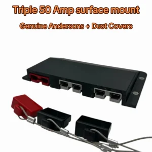 Triple Anderson Plug Surface Mount Cover Kit External inc Bolts, Dust Caps