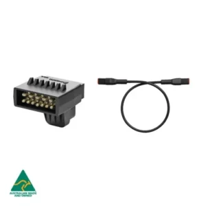 12 PIN TO 12 PIN FLAT ADAPTER LEAD to suit - ELECBRAKES BRAKE CONTROLLER