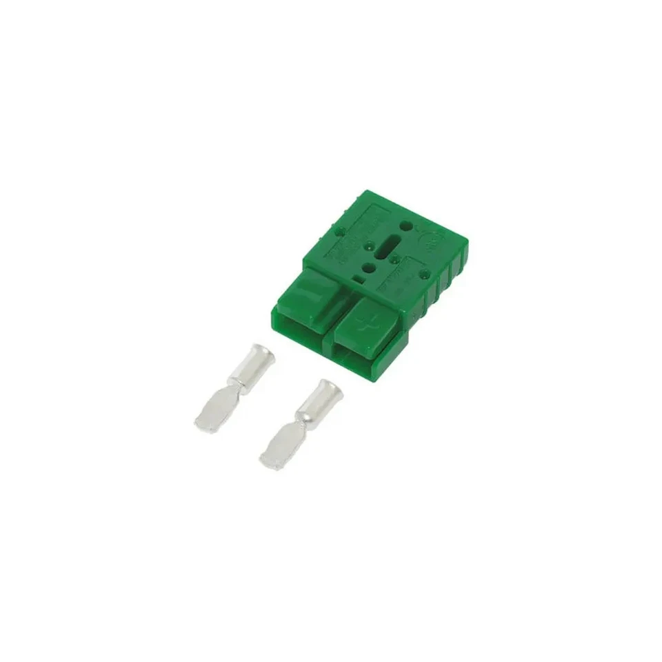 Genuine 50 Amp Anderson Plug Mini Adaptor Grey to Green - Image 4