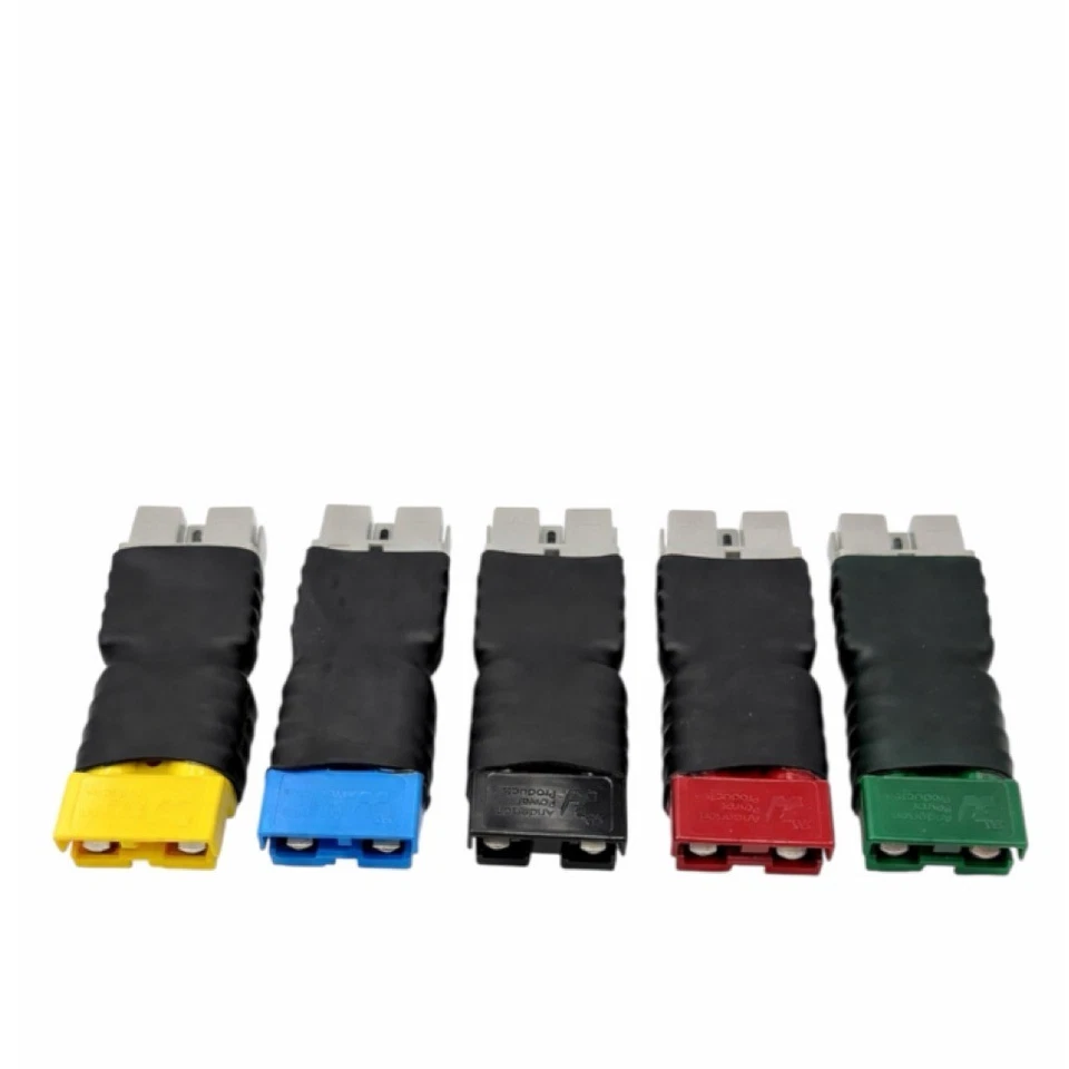 Genuine 50 Amp Grey to Yellow Anderson Plug Mini Adaptor Link - Image 3