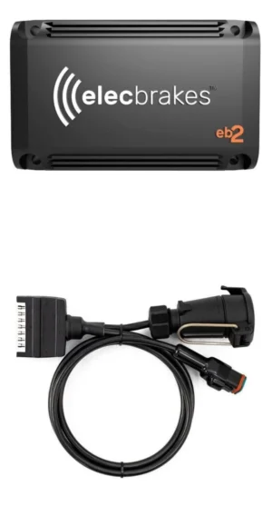 NEW EB2 Elecbrakes Bluetooth Brake Controller 7 Pin flat ON CAR to 7 Round Plug