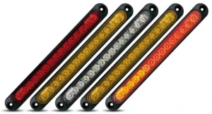 Roadvision Led Slimline Sequential Amber Indicator 252x28mm suit Trailer, Ute