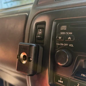 UHF Mic Dash Mount Angled to Driver Suits Nissan Patrol GU Series 1–3 GME Uniden