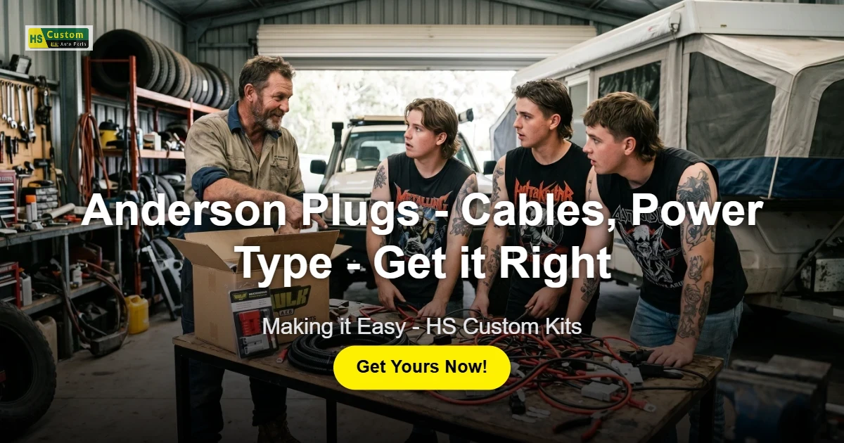 Anderson Plug Kits - Take the hassle out of anderson plugs with HS Custom Auto Parts