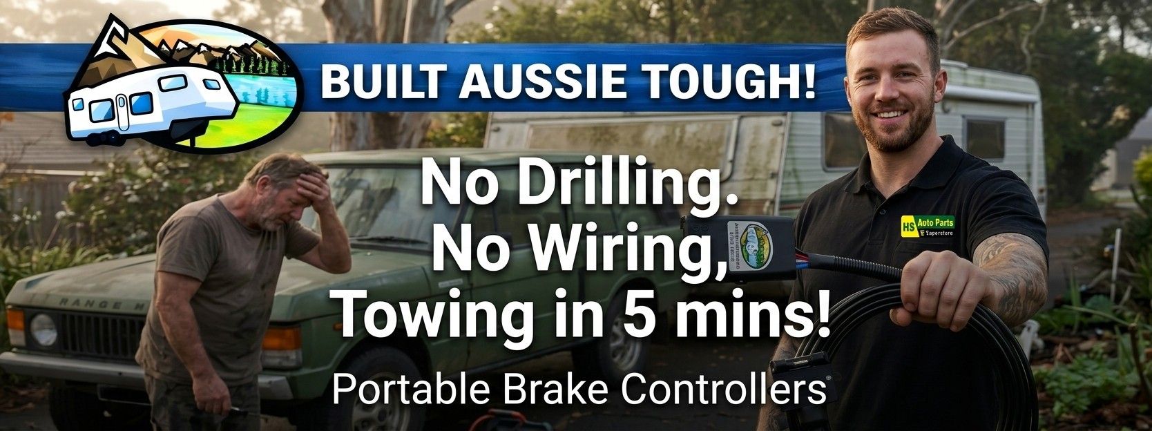 Portable Brake Controllers by HS Custom Auto Parts - Built Tough - Built in Australia - Approved Braking Solution