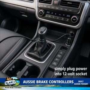 Brake Controller plugs into Accessory Socket 12v