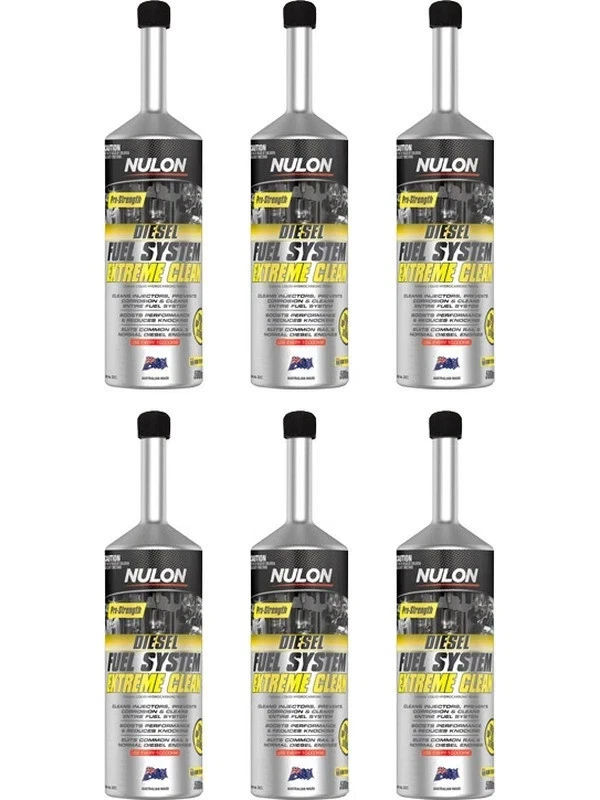 BULK PACK x6 Nulon Pro-Strength Diesel Fuel System Extreme Clean 500ml DEC - Image 2
