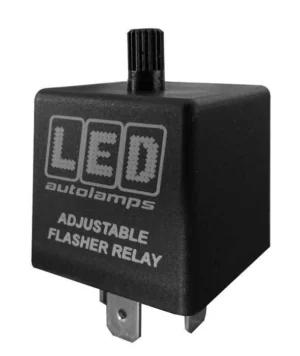 LED AUTOLAMPS Adjustable Flasher/Indicator Relay Fixes Fast/Hyper Flash Rate