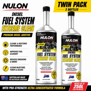 TWIN PACK x2 Nulon Pro-Strength Diesel Fuel System Extreme Clean 500ml DEC