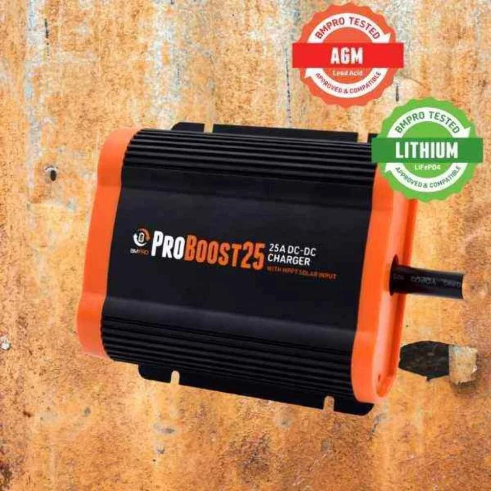 BMPRO Proboost25 Dc–Dc 12volt Charger with Solar input - Image 4