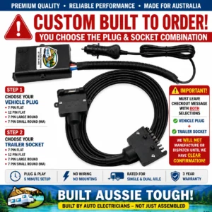 Portable Electric Brake Controller - Choose Any Plug/Socket Combo