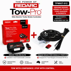 Redarc TowPro Elite V3 & Wiring Kit Suits- Ford Ranger and Everest TPWKIT-012