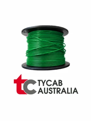 Tycab GREEN Single Core 4mm Cable 28 Amp - 30 Metre Roll Aussie Made