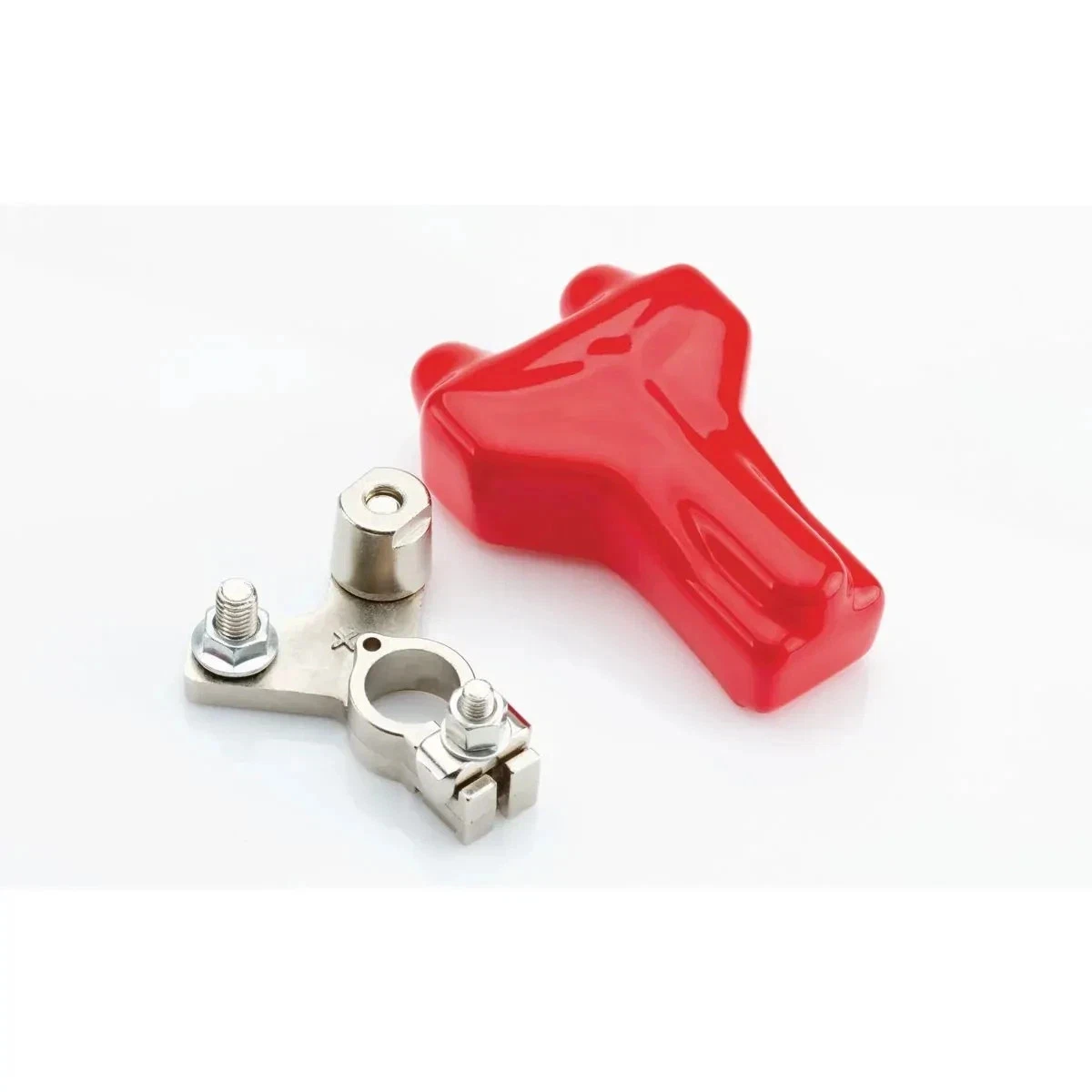 Dual Stud Positive Battery Distribution Terminal & Cover for Dual Battery
