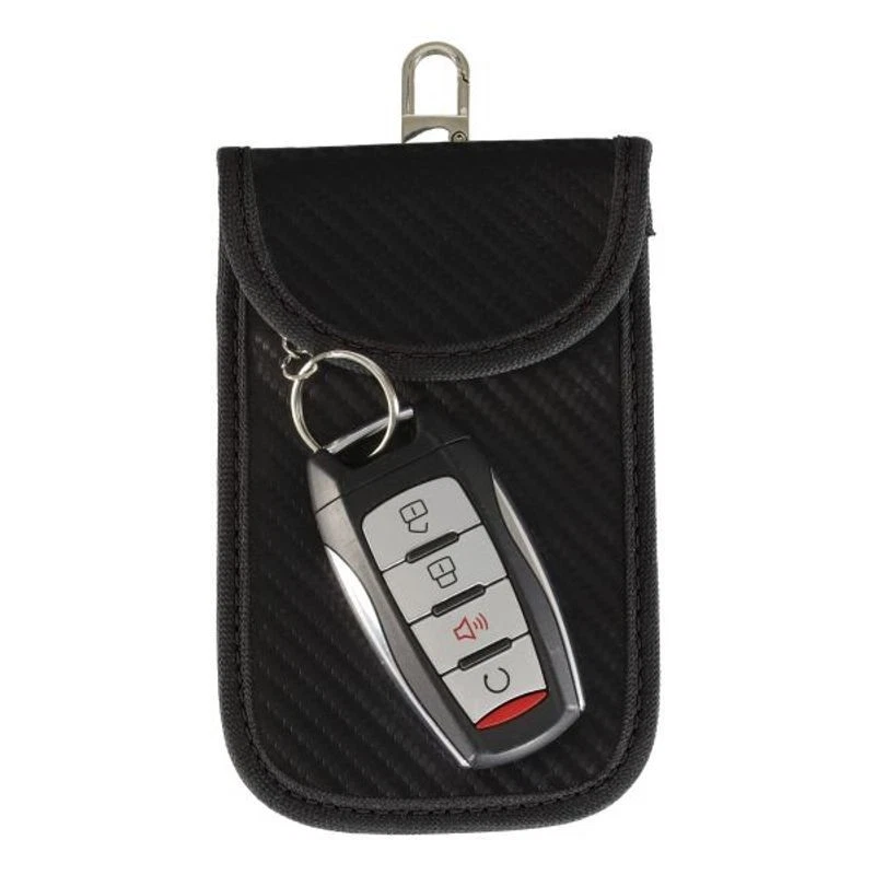 Faraday Key Fob Pouch RFID Signal Blocking Relay Attack Credit Card Protector