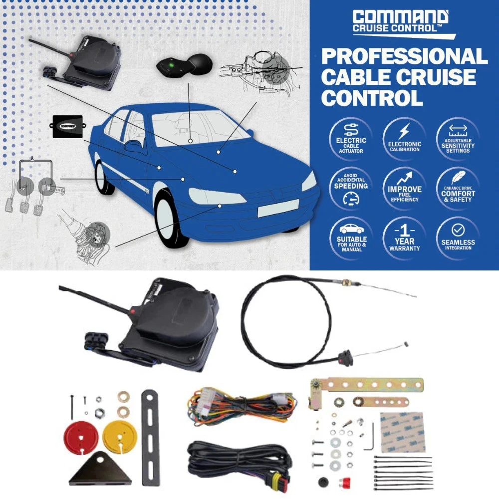 DIY Command Professional CABLE Electric Cruise CONTROL KIT (Base Kit)