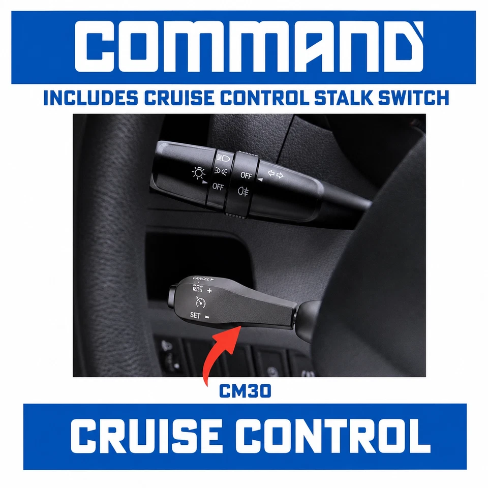 DIY Command Professional CABLE Cruise CONTROL + STALK SWITCH 90AP630 - Image 2