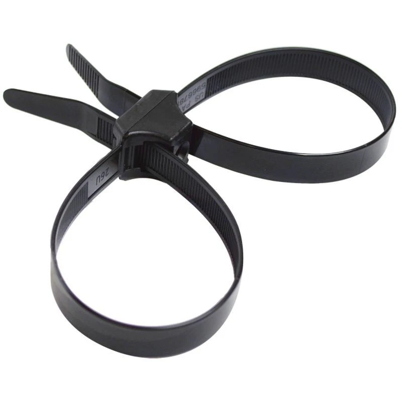 25 Pack Heavy Duty Dual Clamp Cable Ties 490mm Twin Cable Bundle Mounting - Image 2