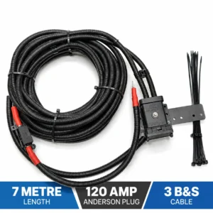 7 Mtr 3 B&S Caravan Charge Kit- Tycab Cable inc 120 Amp Anderson Plug