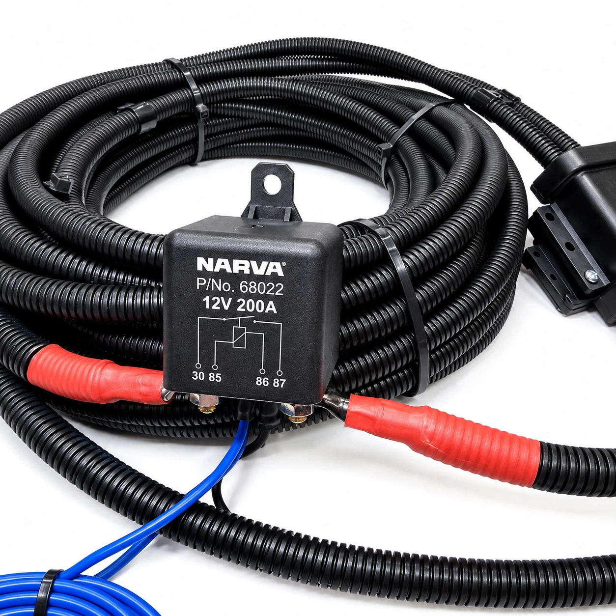 7M 3 B&S Caravan Charge Kit 120Amp Anderson Plug Ignition Switched Narva Relay - Image 2