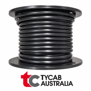 Genuine Black Tycab 00 B&S 64mm2, 292 amp Copper Cable Single Core - Aussie Made