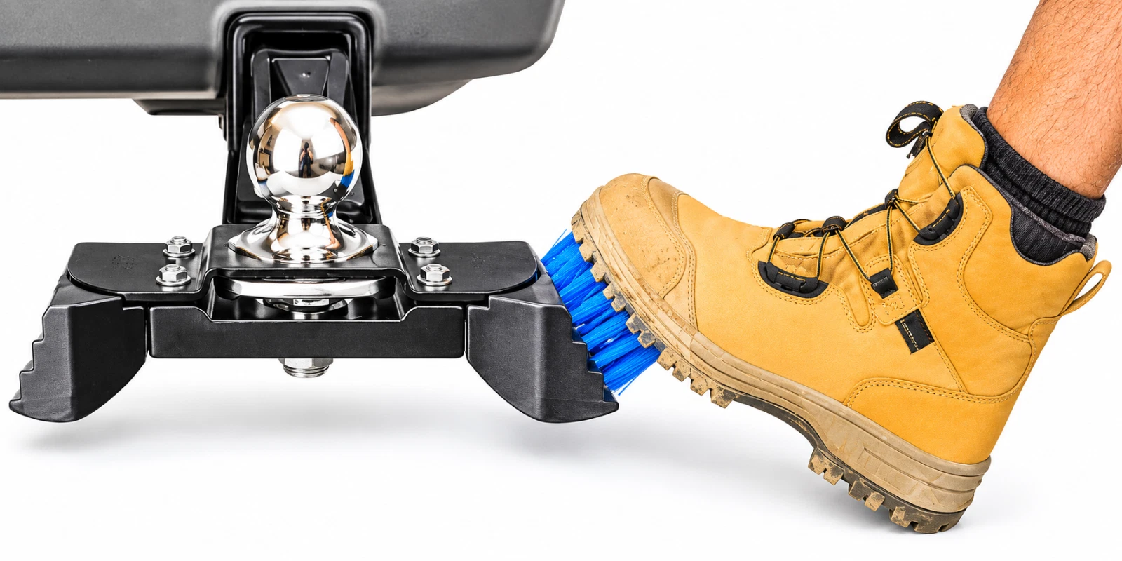 Towbar Boot Buddy Hitch Reciever PRO7040 boot/shoe cleaner/brush fit to towbar - Image 3