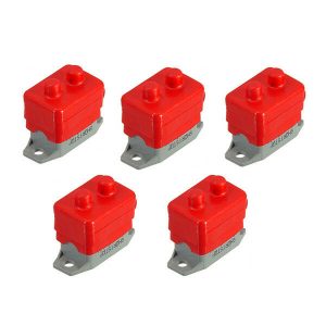 Circuit Breaker Protective Cover Red Five Pack suits 12v 24v Circuit Breakers