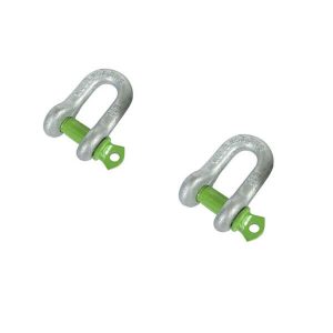 HULK 4X4 x2 8mm D Shackle  Rated to 750kg tested to AS 2741-2002 (pair)