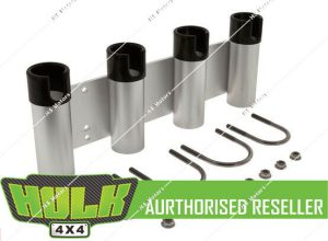 Hulk 4x4 4 Rod Fishing Rod Holder suit 59 & 75mm Bull Bars