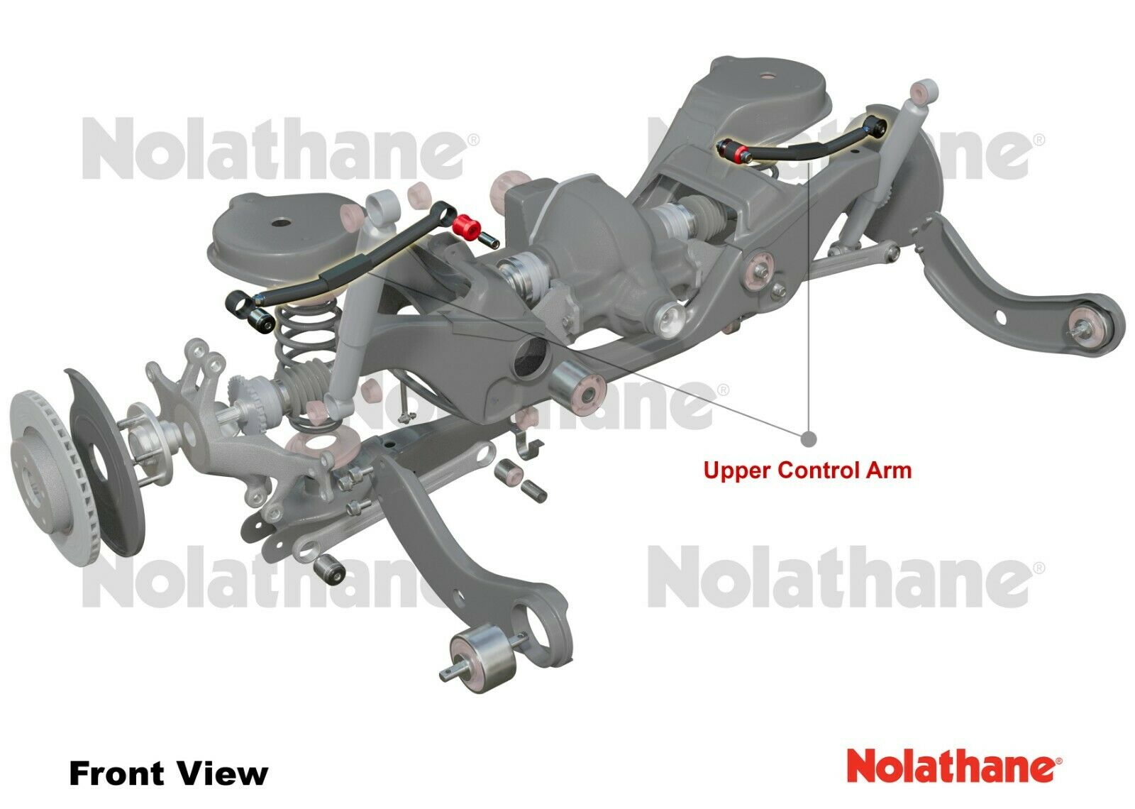 NOLATHANE 46929 REAR CONTROL ARMS UPPER ARM FIT FORD FALCON TERRITORY