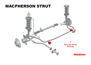 Nolathane 42402 Front Sway bar D bushes Holden Commodore VB VC VH VK VL 25mm - Image 3