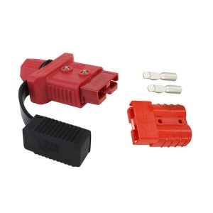 Red Anderson Plug 50 Amp Plus Cover Lead End Dust Cap Weatherproof