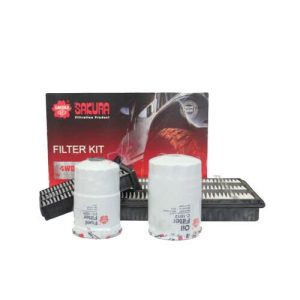 SAKURA Filter Kit Oil Air Fuel Cabin Mitsubishi Pajero NM NP 2.8 3.2 4M40T 4M41T
